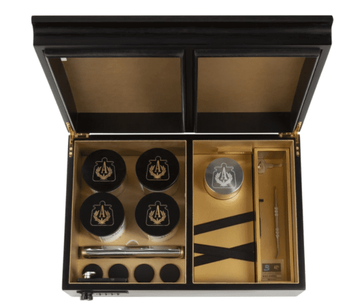 A cannabis apothecary case will keep your weed fresh