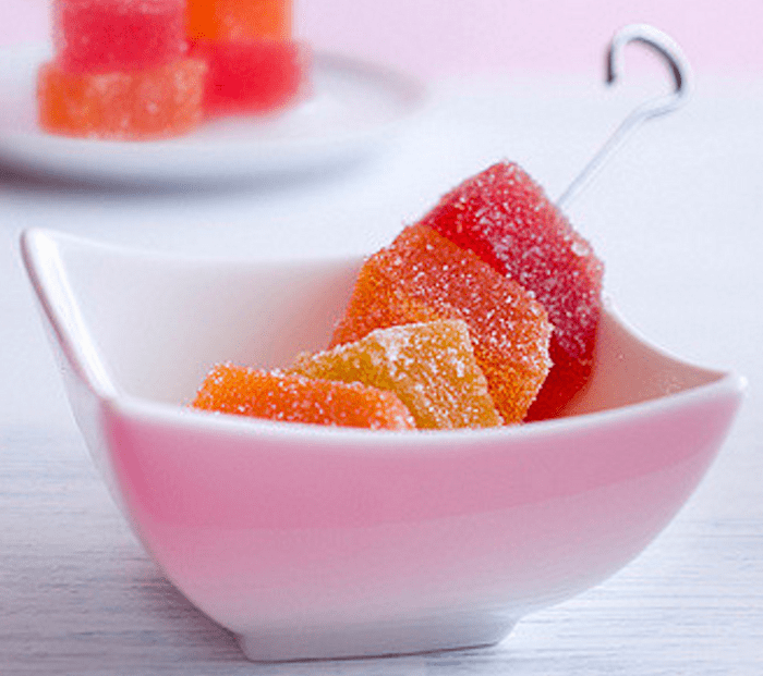 Gelées are a popular marijuana-infused edible and are slightly softer than typical gummies