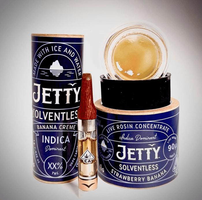 Jetty Extracts has a variety of solventless products with live rosin.