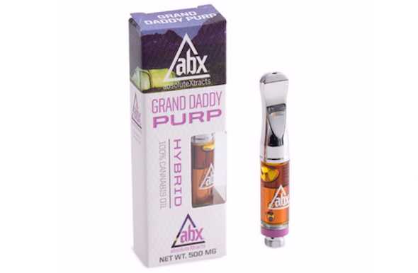 Absolute Extracts Grand Daddy Purp vape cartridge