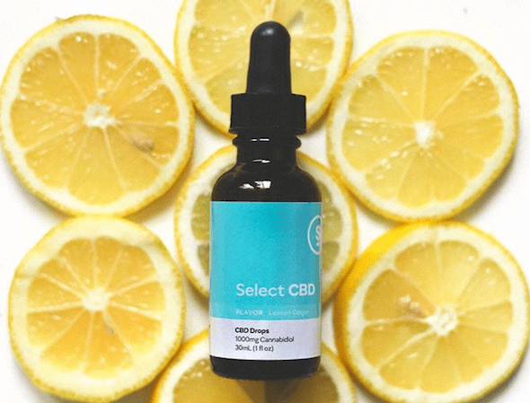 Select Lemon Ginger Hemp Oil Drops